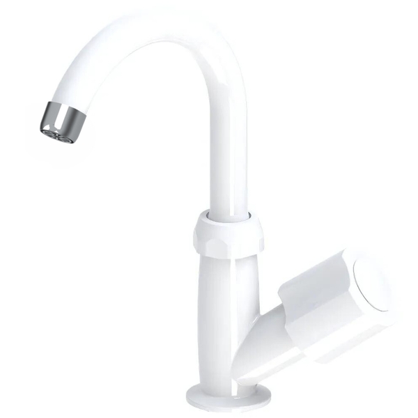 Torneira Para Lavatório Bica Móvel Branca | Valeplast